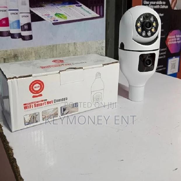 V380 Double Lens Cam Wifi Smart Nanny Camera With Remote