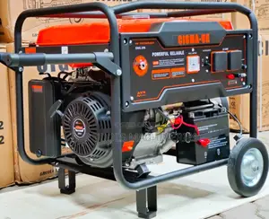 Gasoline Generator CIGMA-UK 6500AE2 5kw (Wheels and Trolley)
