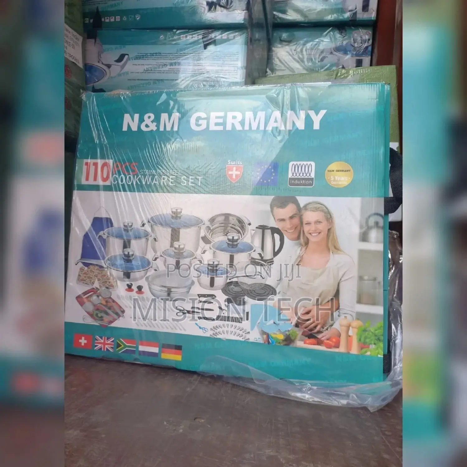 110 PCS Stainless Steel Cookware Set N M Germany