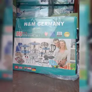 110 PCS Stainless Steel Cookware Set N M Germany