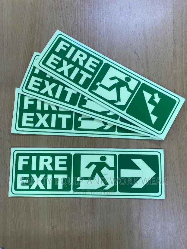 Reflective Safety Fire Exit Sign/ Signage - main view