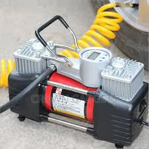 Portable Double Cylinder Car Air Compressor - main view