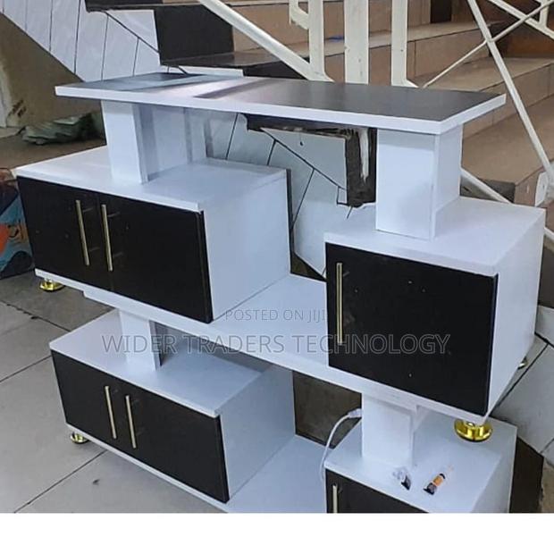 Istanbul 2 Modern TV Stand With LED Lights - main view