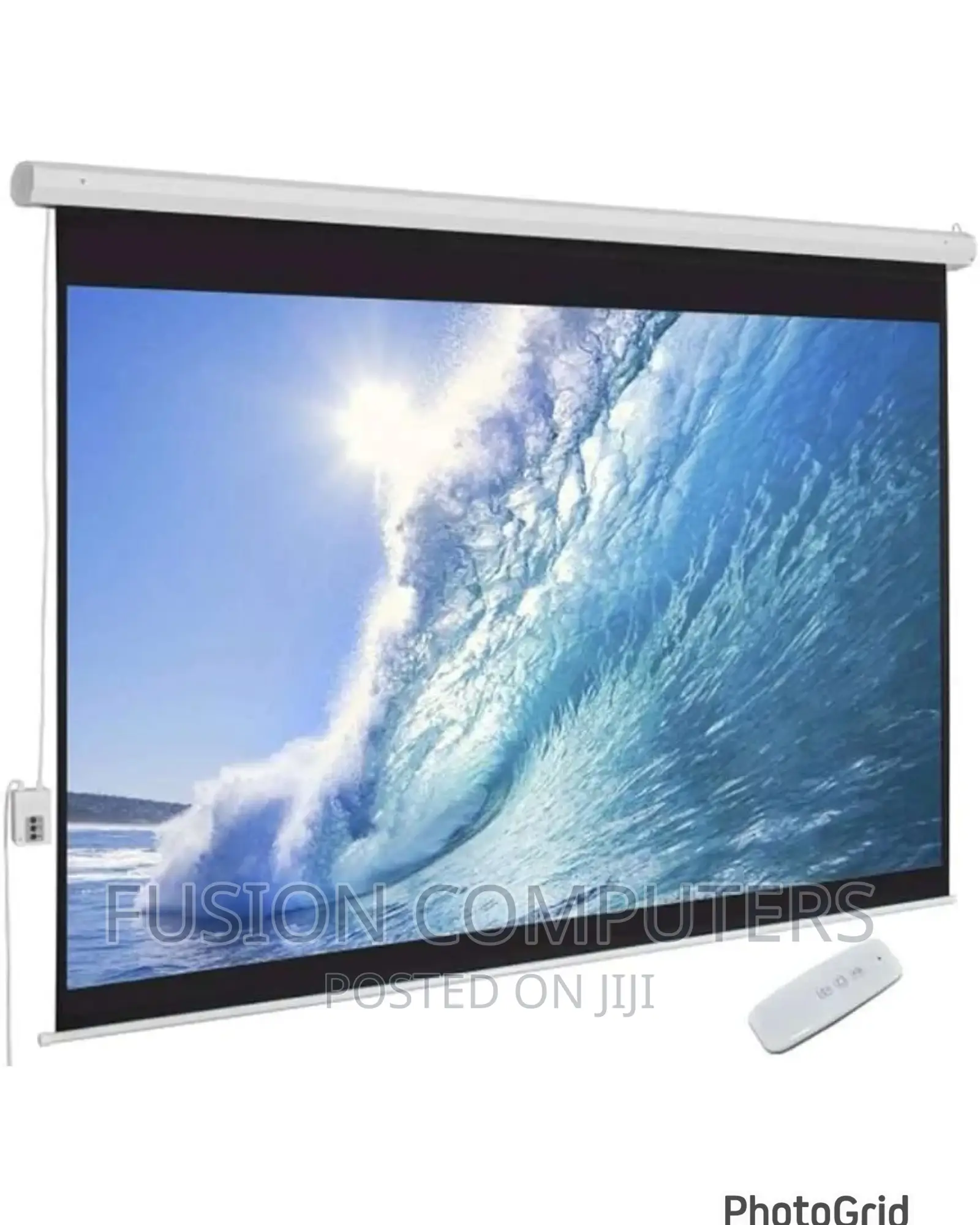 Auto Electric Projector Screen 300 X 300