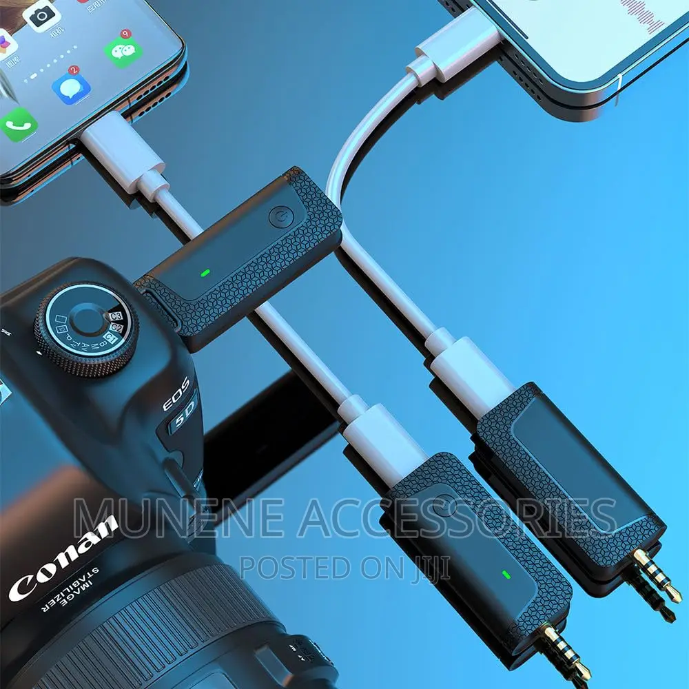 Pro 3.5MM Pro Wireless Lavalier SINGLE Microphone CAMERA.