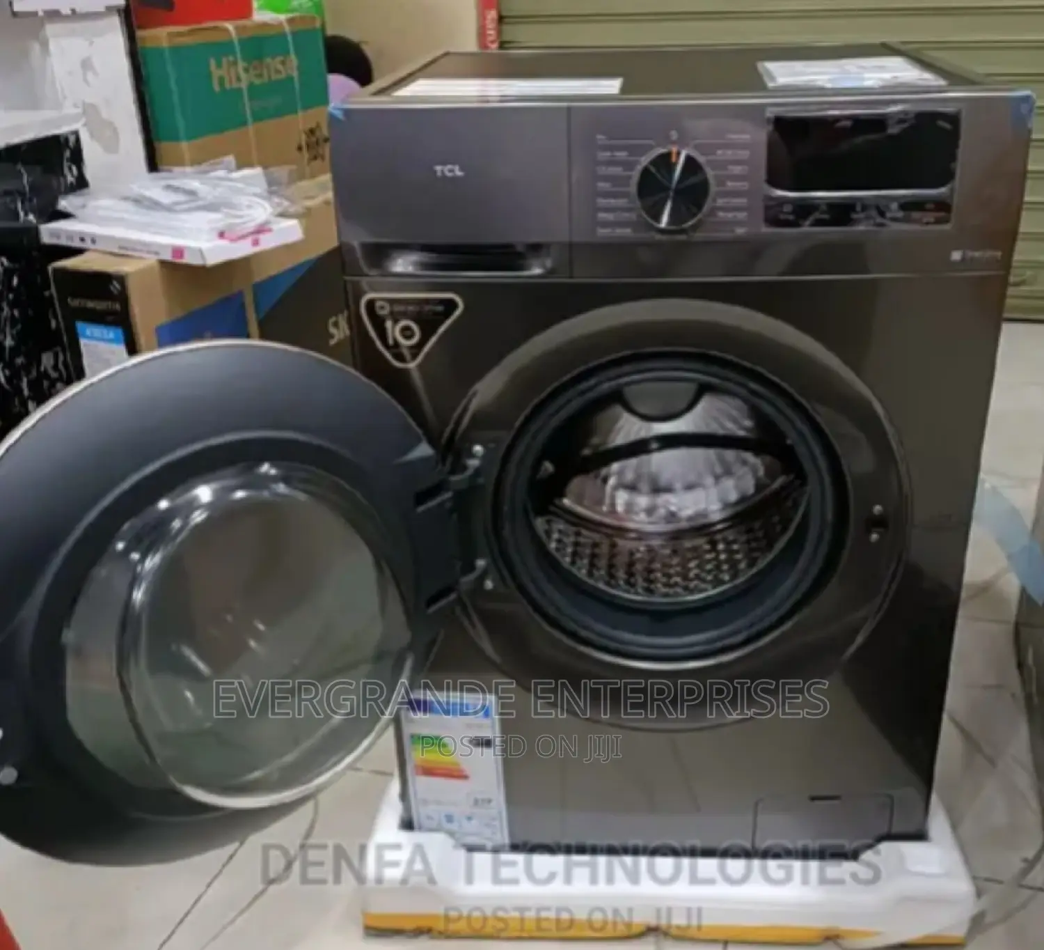 Washing Machine TCL Front Load 10kg C2110wdg With Motor DD