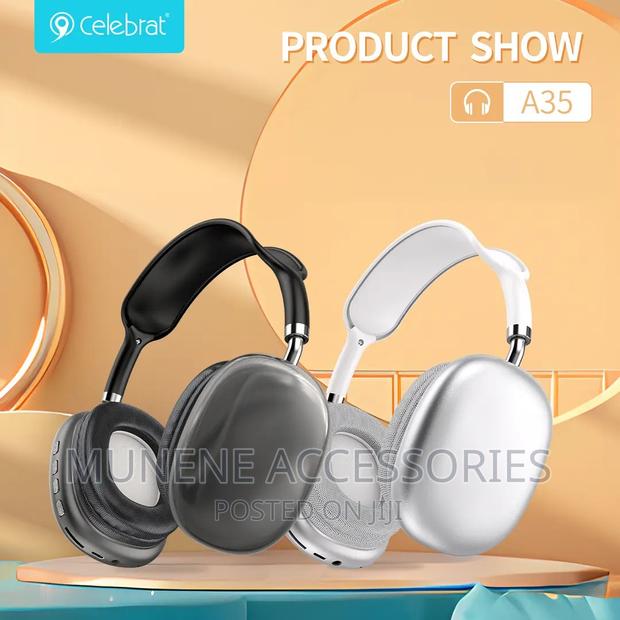 A35 360 Panoramic Sound Effect Wireless BLUETOOTH HEADPHONES - main view