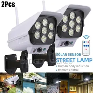 Light Up - Dummy Camera Solar Sensor Light -2 PCS