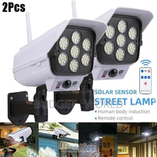 Light Up - Dummy Camera Solar Sensor Light -2 PCS - main view