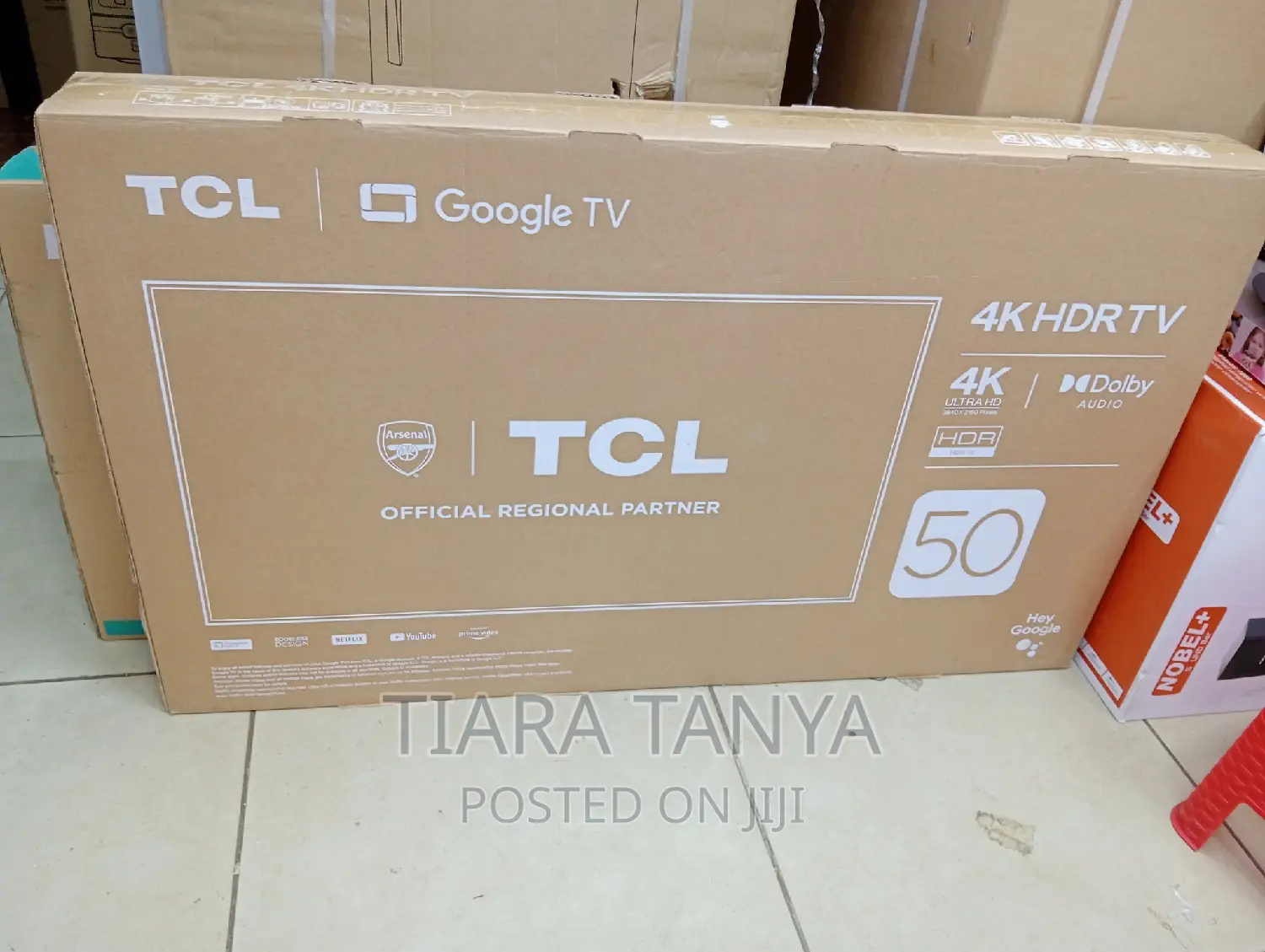 TCL 50P635 50” Frameless Ultra HD Google TV