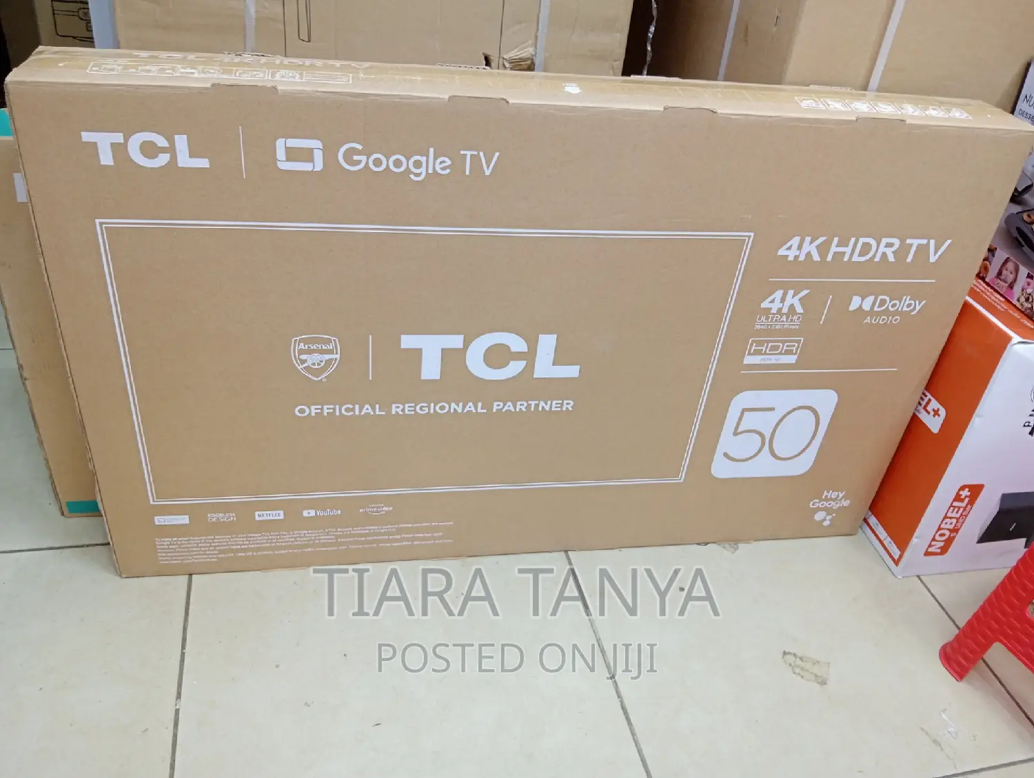 TCL 50P635 50” Frameless Ultra HD Google TV