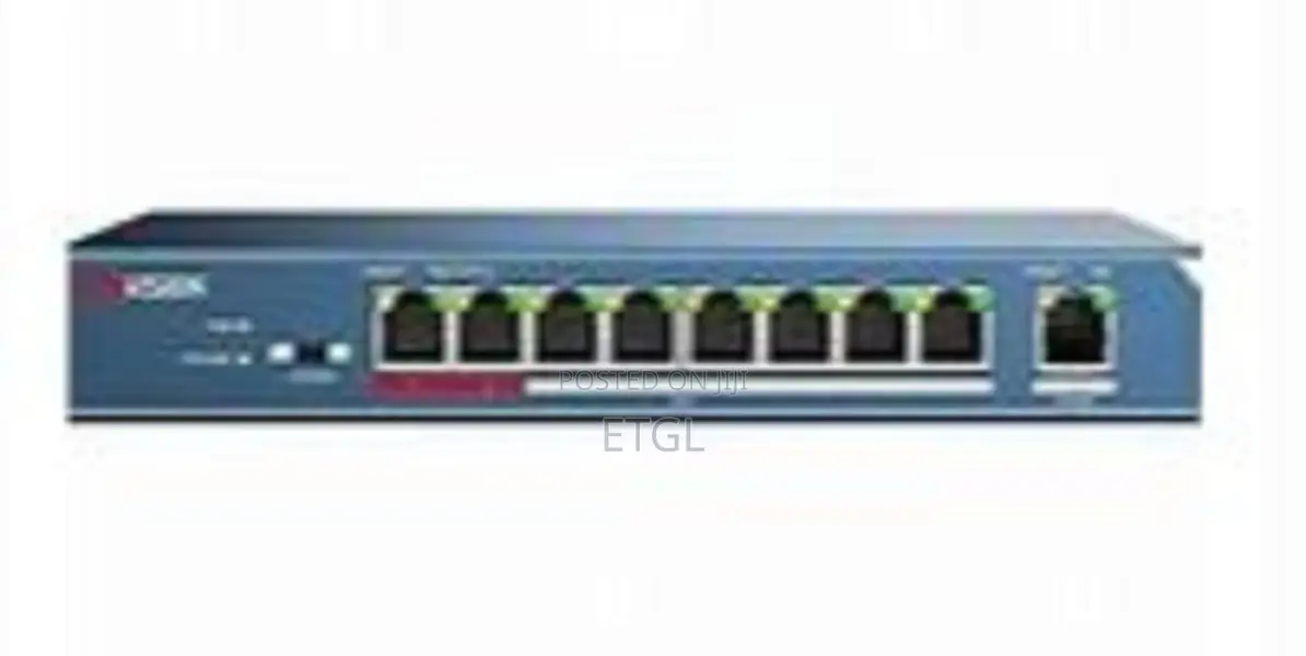 ,Hikvision DS-3E0109P-E/M(B) 8port Poe Switch