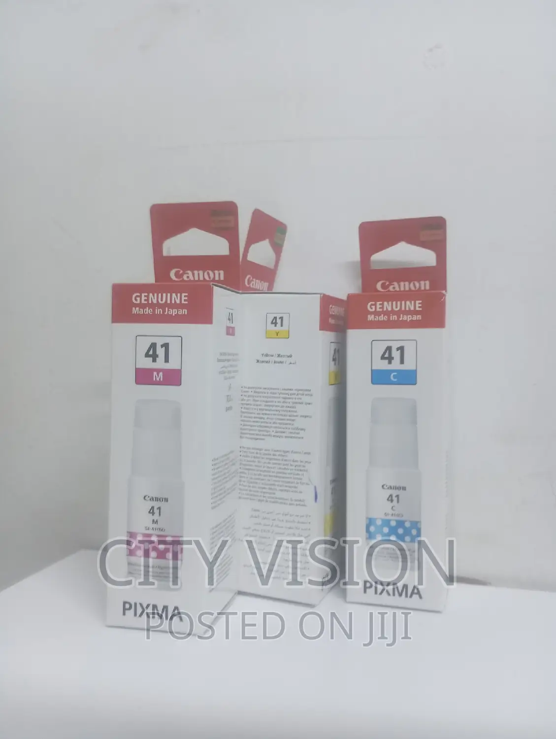 Canon Ink Bottle GI~41 Cyan Yellow Magenta!!