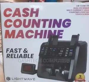 Lightwave 5 Magnetic Cash Counting Machine Black CCM- 701