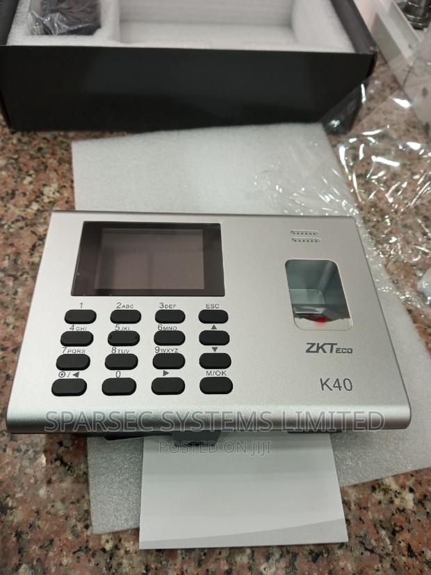 Zkteco Time Attendance - main view