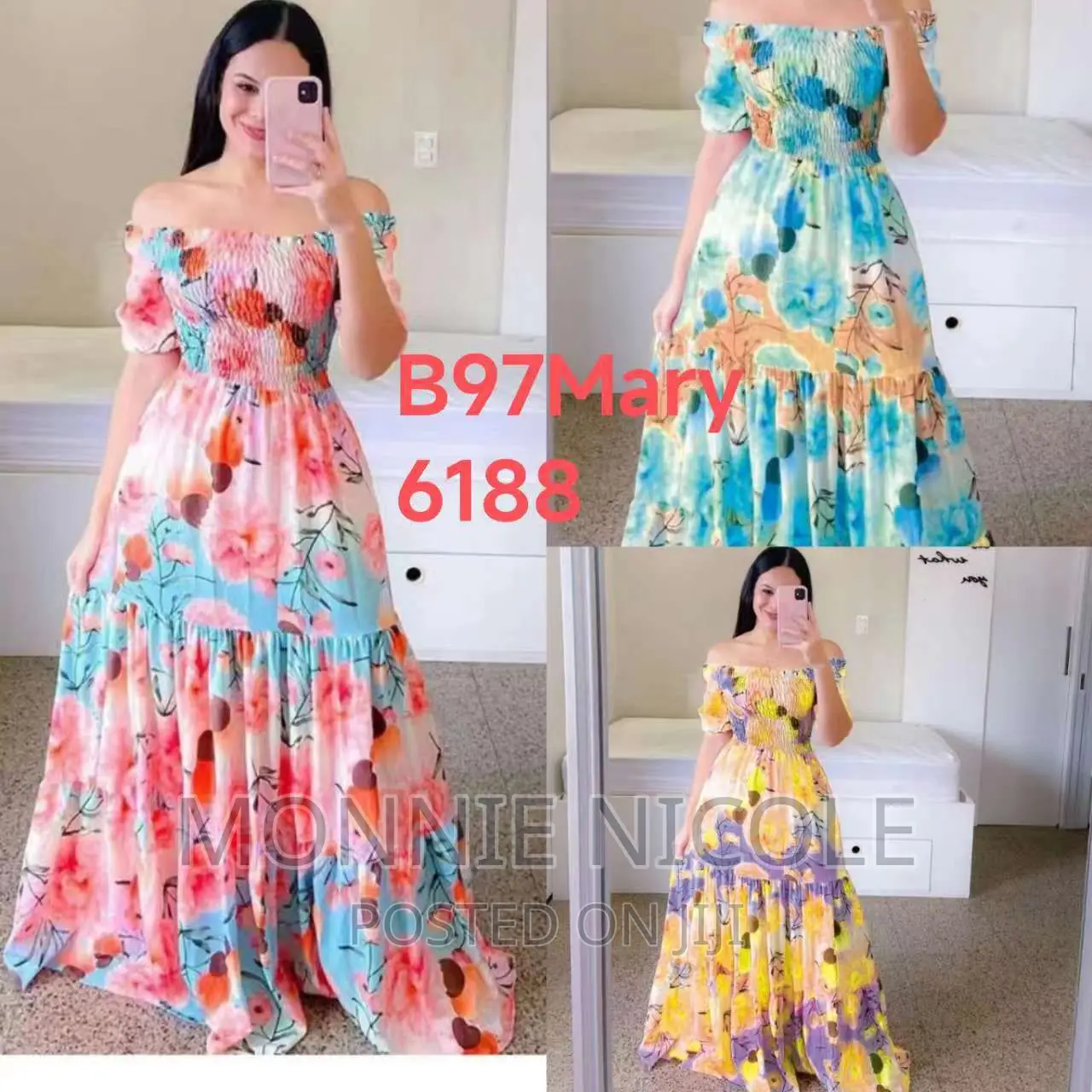 Cute Floral Maxi Dress
