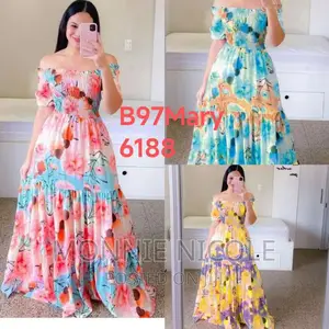Cute Floral Maxi Dress