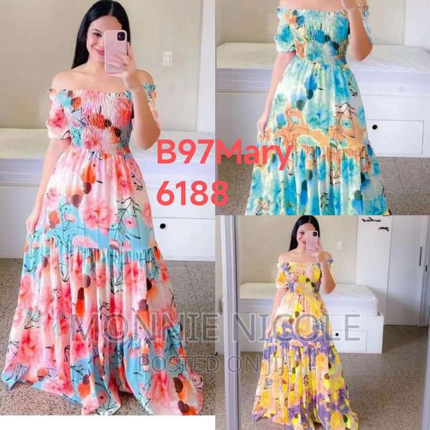 Cute Floral Maxi Dress - thumbnail 3