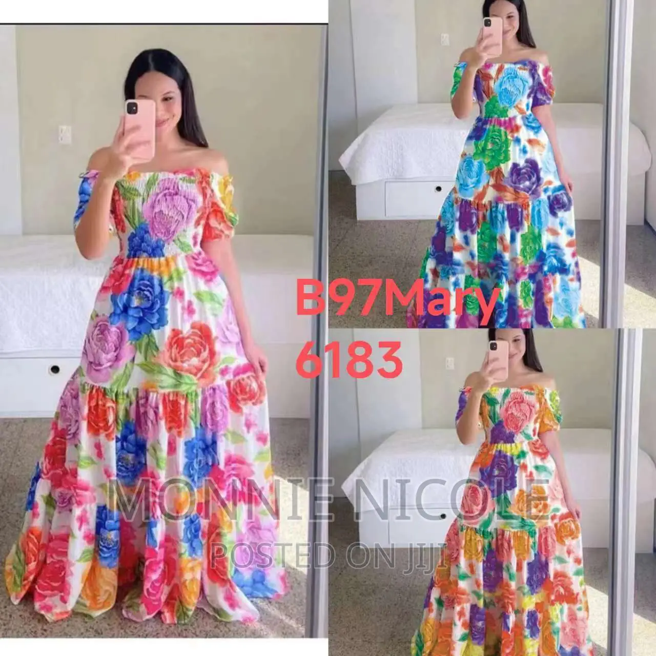 Cute Floral Maxi Dress