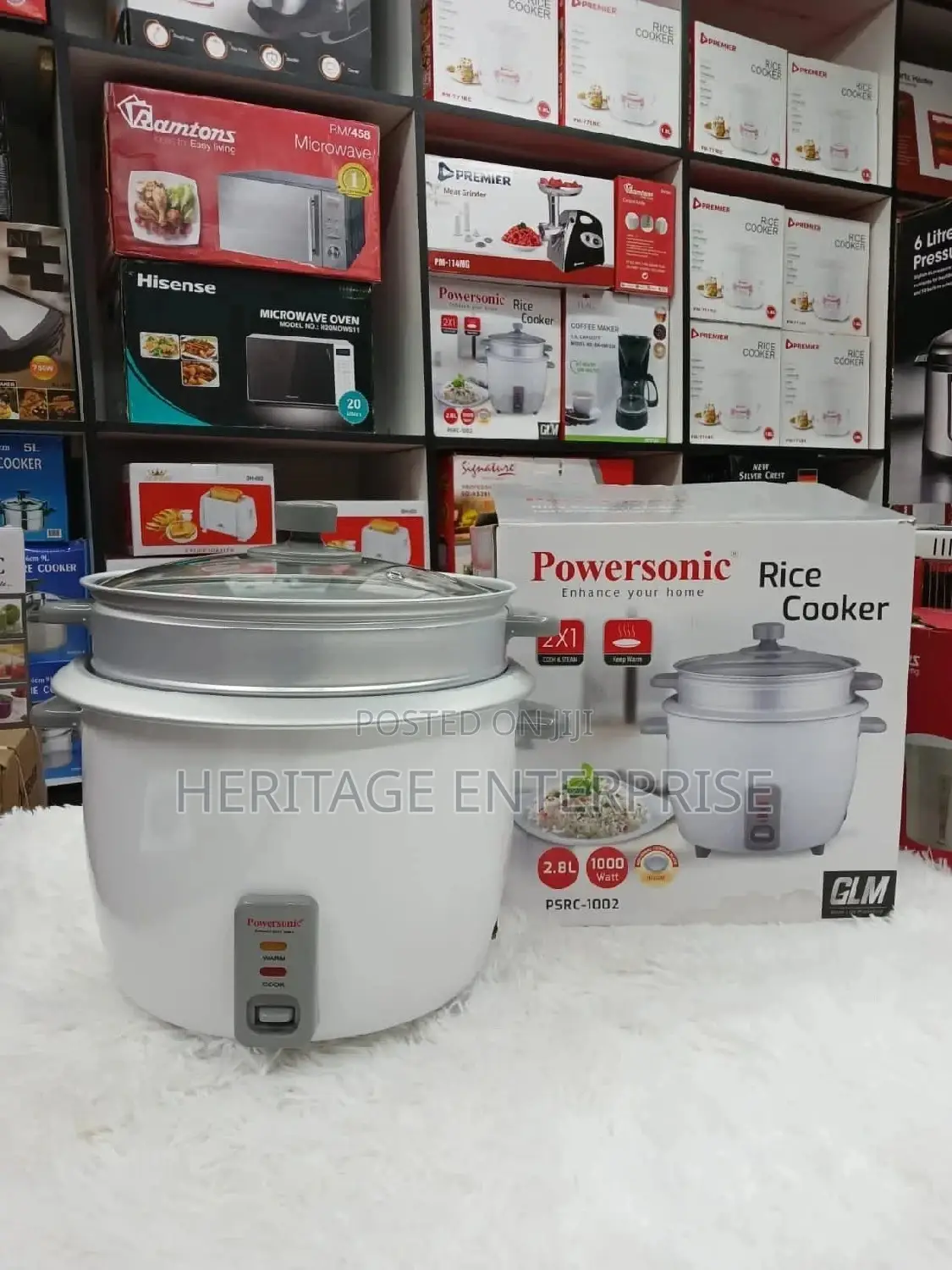 Rice Cooker Powersomic Electric Ricecooker 1.5 L