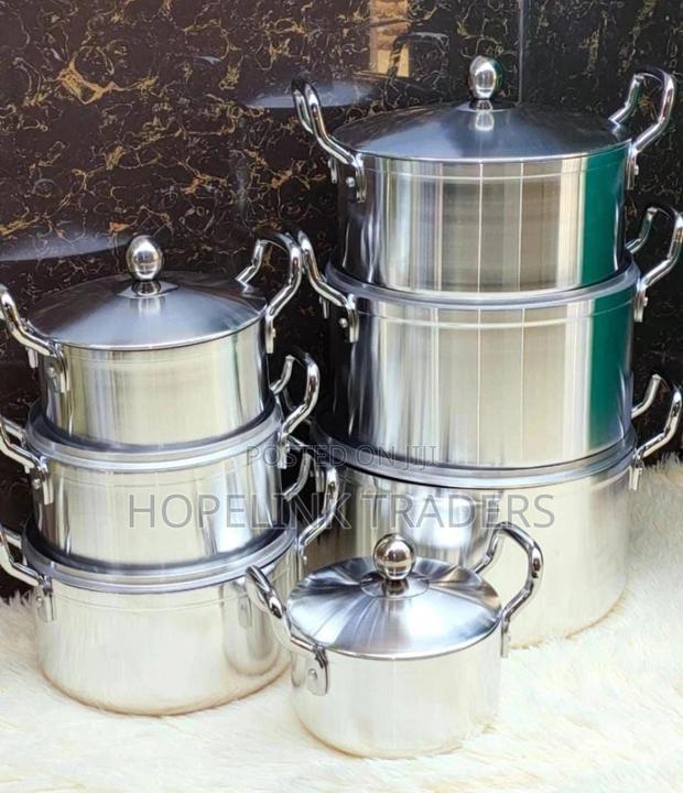 Tornado 14 PCS Set Aluminum Cooking Pots Large Cookware Sets - main view