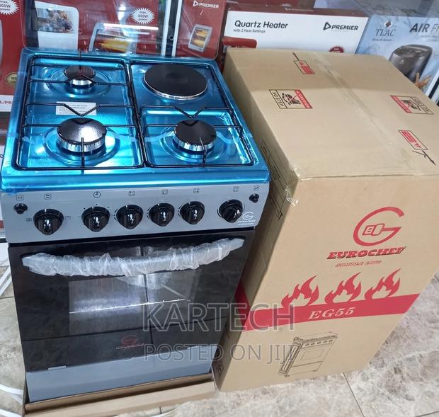 Eurochef 3G+1E Standing Cooker EG55 - main view