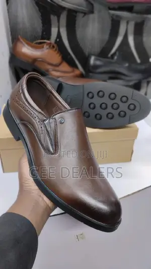 Black Men Leather Official Shoes