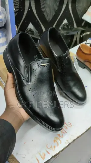 Black Men Leather Official Shoes