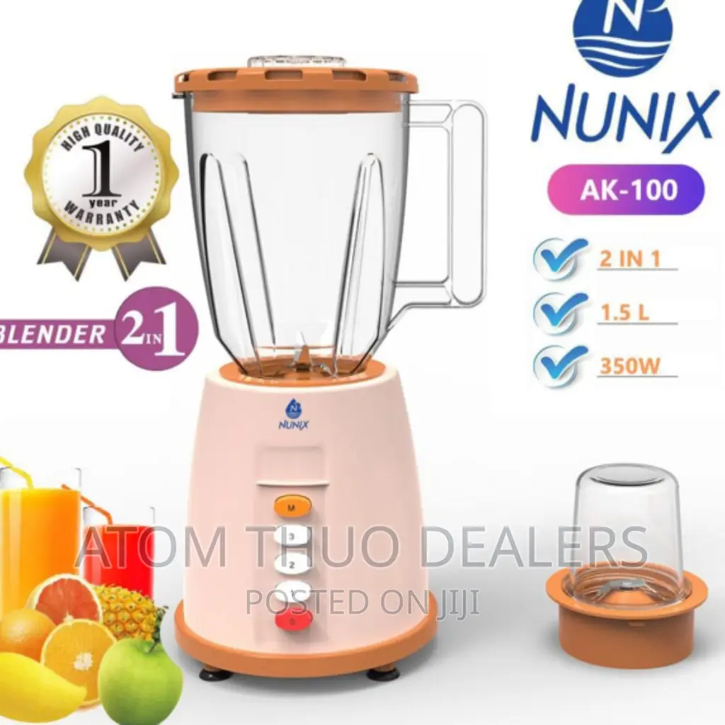 Nunix AK 100 2 in 1 Blender.