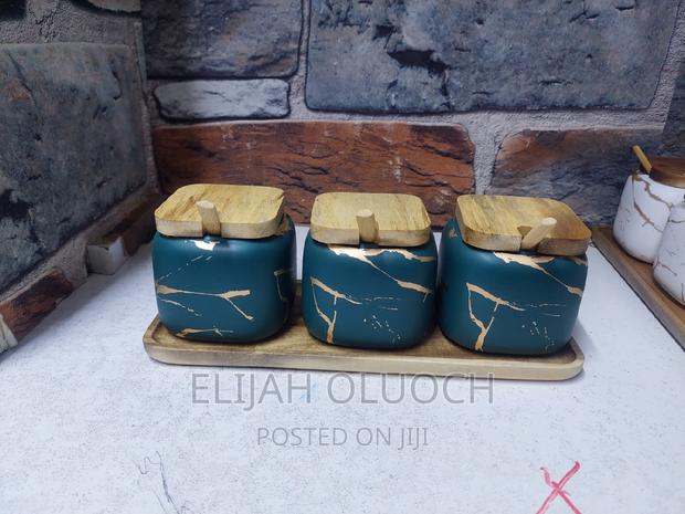 Ceramic Sugar Dish Set - main view