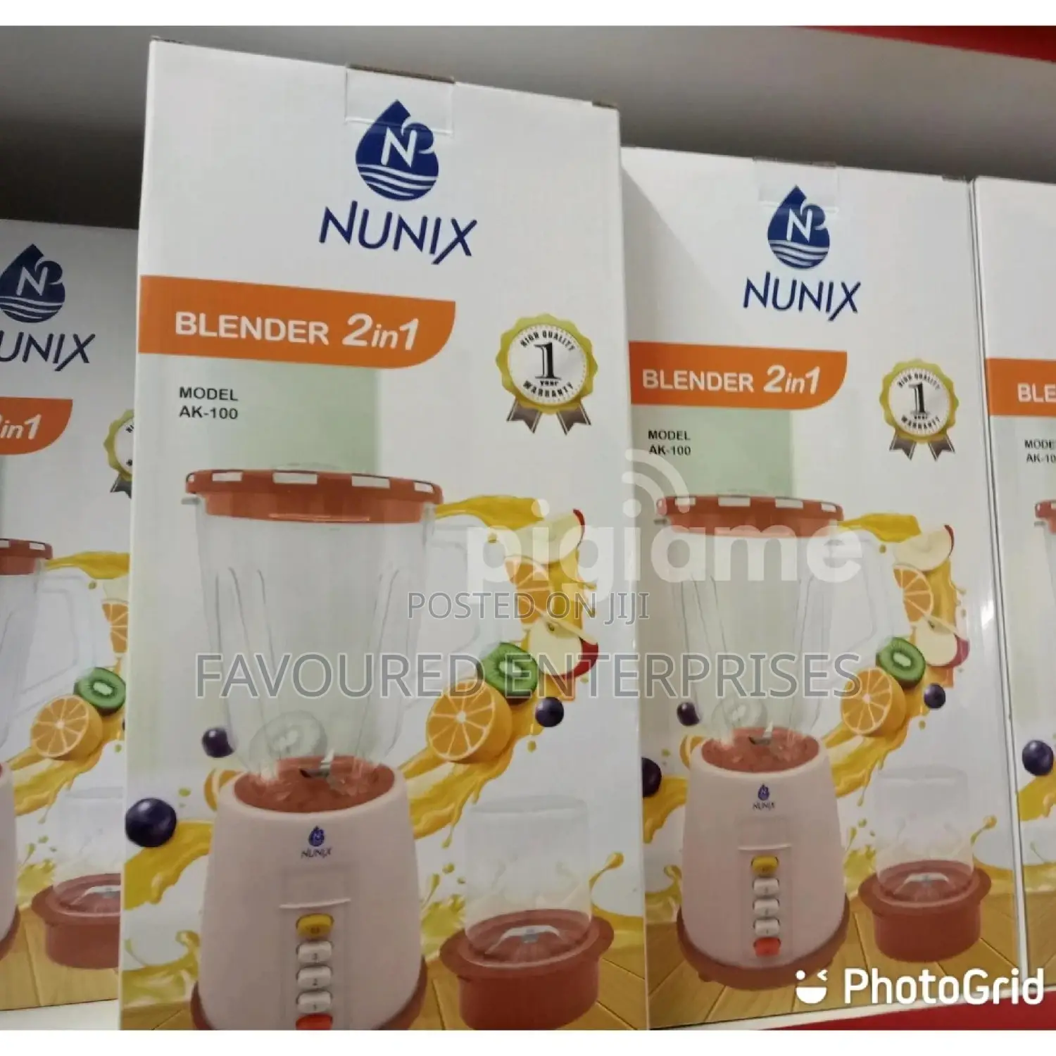 Nunix 2 in 1 Blender With Grinding Machine 1.5 LTRS