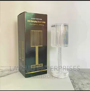 Crystal USB Table Lamp