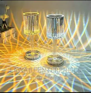 Crystal USB Table Lamp