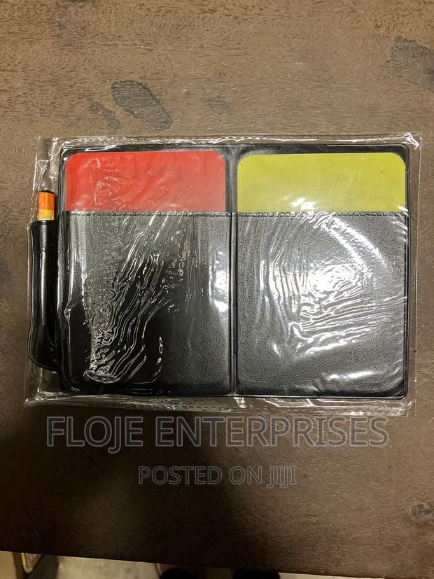 Football Referee Card With Pencil Type 2