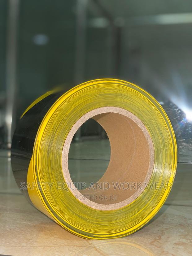 Black And Yellow High Visibility Caution Tapes