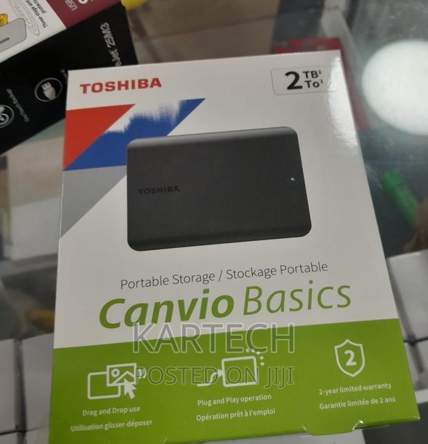 Toshiba 2TB External Harddisk - main view