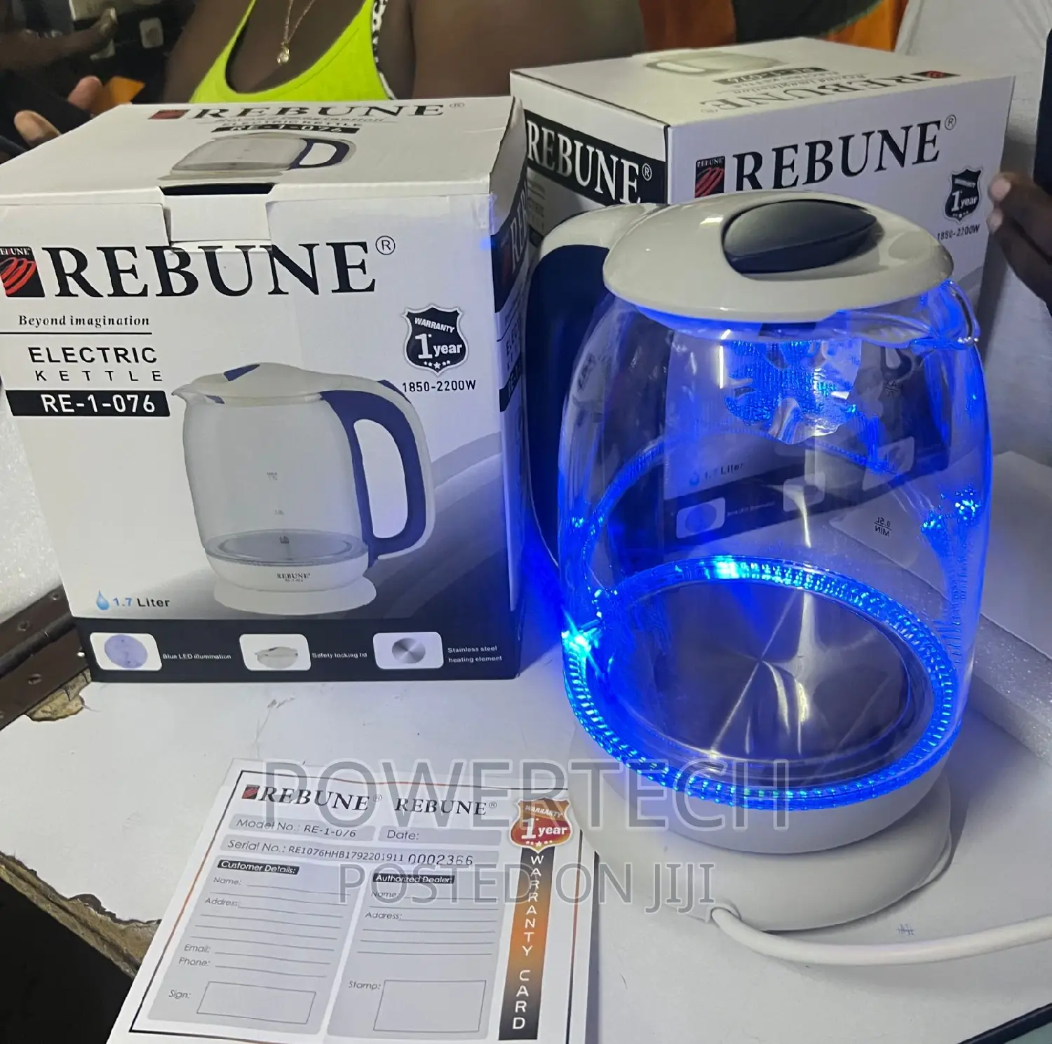 Rebune Illuminiting Kettle 1 .7 LTRS
