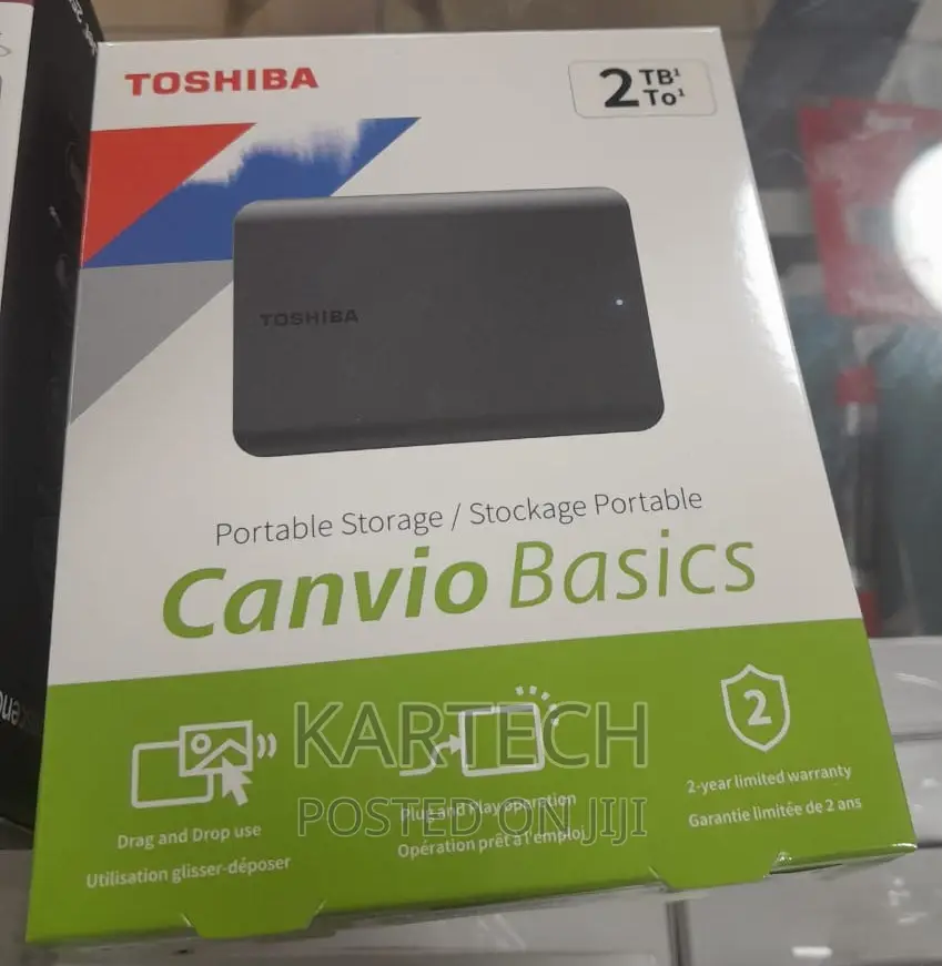 Toshiba Canvio Basics 2tb External Portable Hard Drive