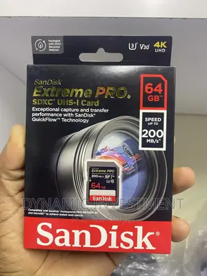 Sandisk Extreme PRO 64GB SDXC UHS-I Camera Memory Card