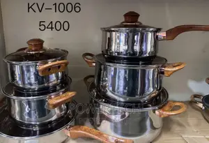 12 PCS Stainless Steel Cookware Set