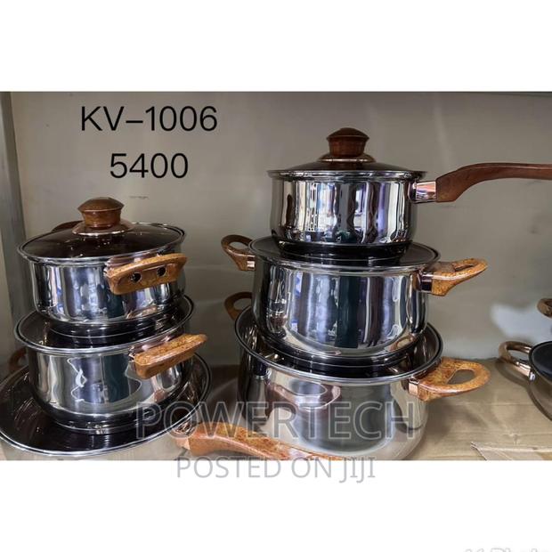 12 PCS Stainless Steel Cookware Set. - main view