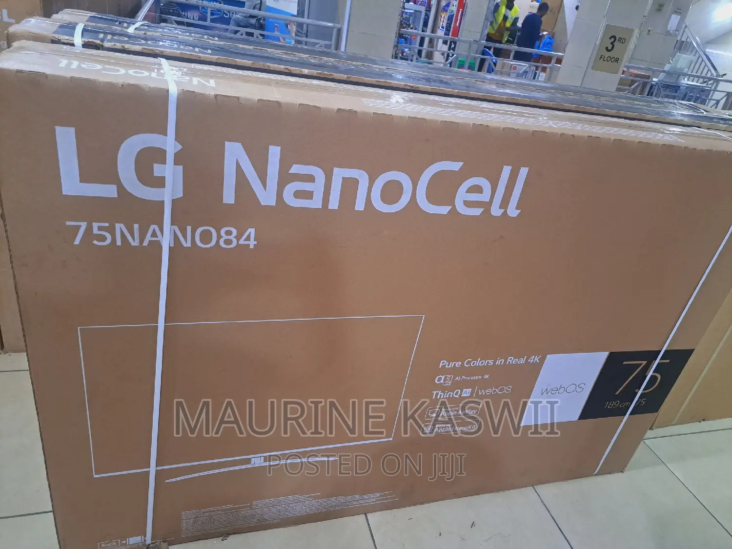 LG 75'' Nano84 Smart Uhd TV, Pur Color, Hdr, Netfli