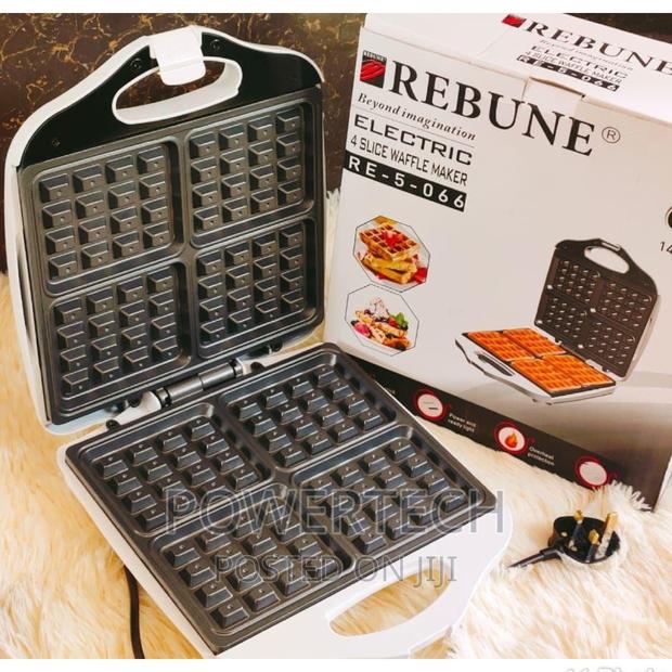 4 Slice Waffle Maker Rebune,: - main view