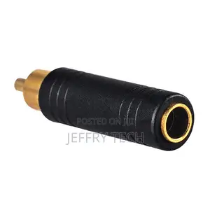 RCA Male to 6.5mm Stereo Female Jack Audio Video Converter A
