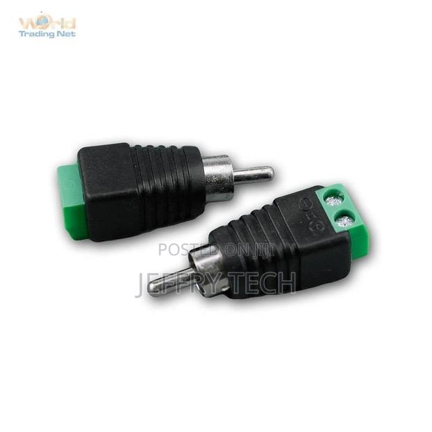 RCA Male Adapter to Terminals Set of 2 - Terminal Block to C