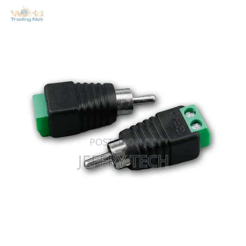 RCA Male Adapter to Terminals Set of 2 - Terminal Block to C