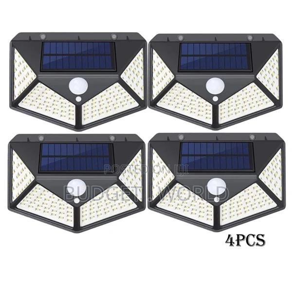 Intelligent Solar Wall Lights With Motion Sensor- 4 PCS Set - main view