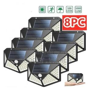 Garden Decoration 100led Solar Motion Sensor Wall Lamp -8pcs - thumbnail 2