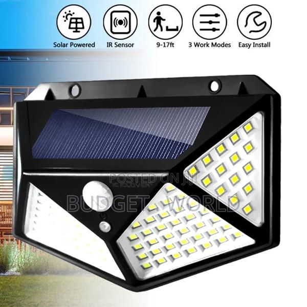 100 Led 4 Surface Solar Light 3 Modes 120 Degree Pir Motion - main view