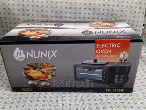 Nunix 3-in-1 Breakfast Maker, Coffee Maker Grill